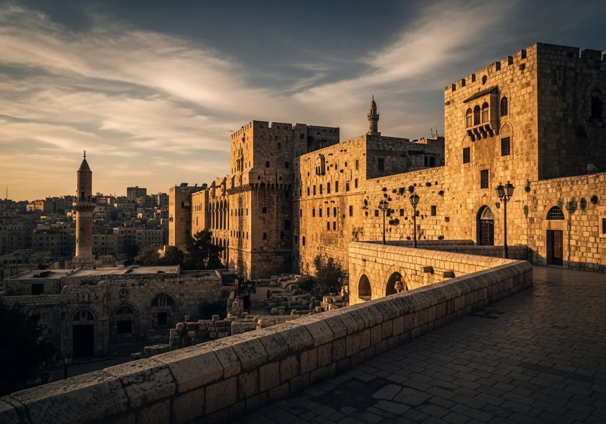 Aleppo — Cidade antiga e bazares