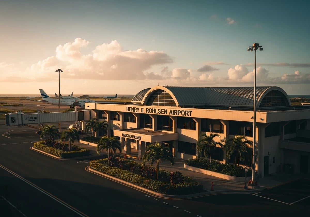 Henry E. Rohlsen Airport (entrada a St. Croix)