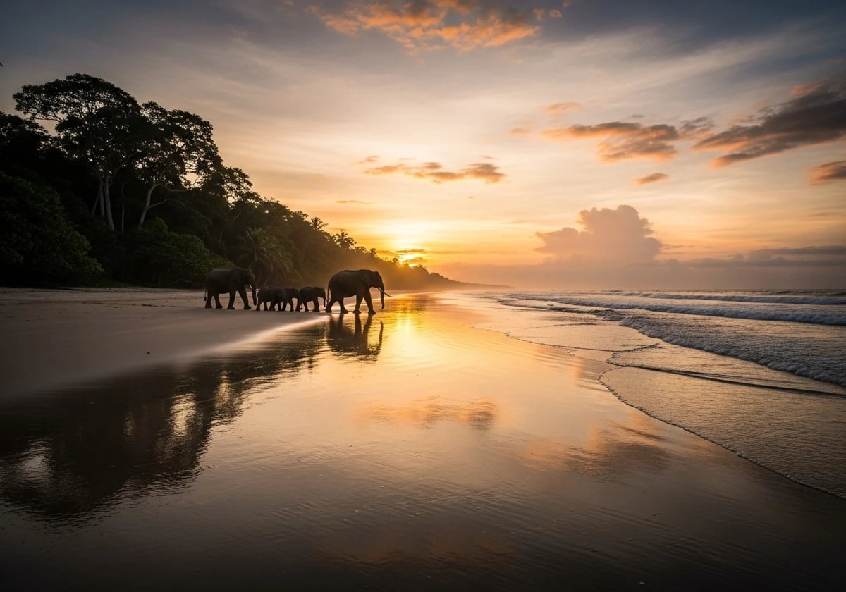 Loango National Park (acesso via Port-Gentil / Libreville)